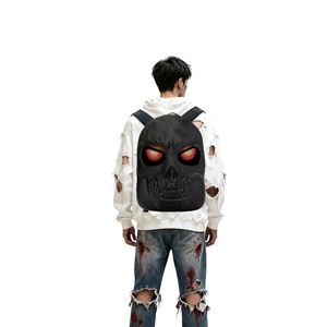 Usine En Gros LED Crâne Sac <span class=keywords><strong>À</strong></span> Dos Smart APP Programmable LED Yeux Sac <span class=keywords><strong>À</strong></span> Dos Cool Cadeaux Uniques pour Halloween - Product Image 6