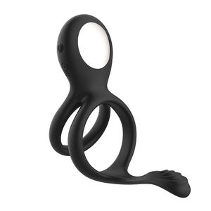 Fernbedienung Männer Vibrations ring Hahn Vibrator Dick Ring Sexspielzeug Verzögerung Ejakulation Penis Cockring - Product Image 3