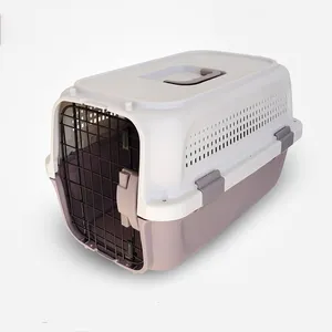 ポータブルドッグキャリア耐久性のあるペットキャリア家屋外旅行猫輸送ボックス猫委託キャリアボックス