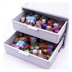 Blocs de construction magnétiques industriels créatifs en forme de cube, jouets éducatifs sensoriels en plastique STEM pour l'apprentissage des enfants - Product Image 2