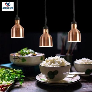 Food Warmer Pendant Light Led Single Head Height Adjustable For Dining Room Hotel Buffet Barbecue Heating Lamp - Product Image 4