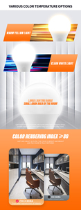 Ampoule LED Woojong A60 <span class=keywords><strong>E27</strong></span> <span class=keywords><strong>10W</strong></span> Économie d'Énergie 115 Lm/W Certifiée Energy Star AC100-240V PF0.9 pour le Marché Taïwanais - Product Image 4