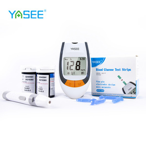 CE ISO diakui Glucometer pengukur glukosa darah Strip uji detektor medis penguji glukosa darah Strip tes