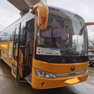 Yutong-bus usado personalizado, autobús usado de 60 plazas, 2 + 3 diseños, gran oferta, 2016