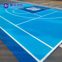 Terrain multi-sports PP Tuiles pour paddle de basket court de tennis
