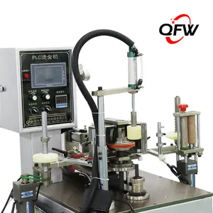 QFW Fábrica al por mayor Botella de metal plástico Superficie curva Máquina de serigrafía Máquina de estampado en caliente