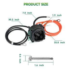 Receptáculo Powerwise para Carrito de Golf Eléctrico YAMAHA 2008-2010 G29 OEM # JW2-H6181-02 JW2-H6181-01-00 - Product Image 4