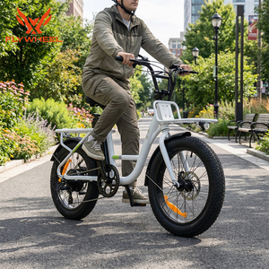 Vélo électrique pliant en alliage d'aluminium pour adultes, moteur arrière sans balais 750 W, batterie au lithium, longue autonomie - Product Image 1