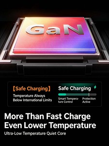 Cargador de Pared GaN con Pantalla Digital <span class=keywords><strong>UGREEN</strong></span> de 45 W X740, Adaptador de Corriente de Carga Rápida USB C Plegable - Product Image 3