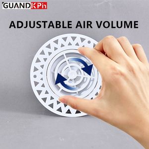 Grille de ventilation encastrée invisible sans cadre en plastique pour système de refroidissement HVAC résidentiel MVHR - Product Image 5