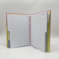 A5 B6 Taille 40 60 Feuilles Cahier de Notes d'Affaires Scolaires Couverture en Spirale Cahier d'Exercices en Spirale avec Logo Personnalisé