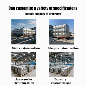 10m3 capacité de stockage SS316 grand réservoir d'eau en acier inoxydable 10000 litres SS304 sectionnel garantie de 3 ans 3000L/heure productivité - Product Image 2