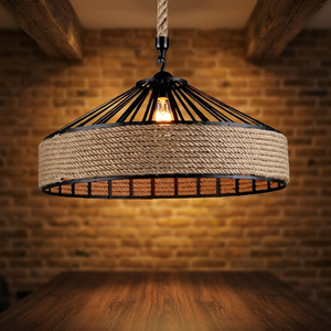 Lámpara Colgante de Latón E27 2700K, Luz Blanca Cálida Suave, Pantalla en Forma de Campana, Marco de Metal Negro, Estilo Rústico, Altura Ajustable, para Techo de Cocina - Product Image 3