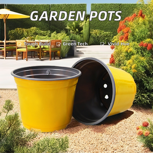 Macetas Redondas Modernas de 3-7 y 10 Galones para Jardín o Vivero, Macetas Grandes para Plantas y Flores con Tapa para Uso en Interiores y Exteriores - Product Image 6