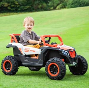 Auto Elettrica per Bambini 12/24v Veicolo Giocattolo per Esterni Auto Elettrica Cavalcabile per Bambini 4x4 Grande UTV - Product Image 4