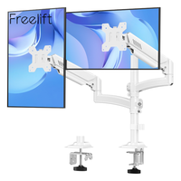 Bras de moniteur double 13-32 pouces Support d'écran double Support de moniteur LCD