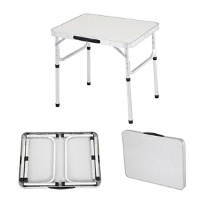 China Wholesale Height Adjustable Aluminium Suitcase Camping Picnic Folding Table Price