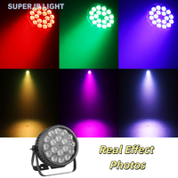 Projecteur LED Wash Par RGBW IP65 18x15W DMX RDM à lentilles multiples pour éclairage extérieur de scène et événements