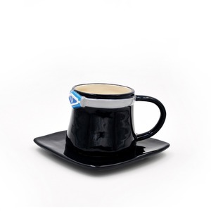 Taza de Café <span class=keywords><strong>Anime</strong></span> con Plato, Taza de Cerámica Blanca de Dibujos Animados, Juego Creativo para Parejas - Product Image 4
