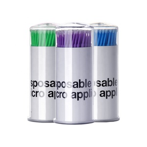 메이크업 청소 면봉 라운드 팁 스틱 눈썹 속눈썹 마이크로 브러시 마이크로 블레이드 Pmu 공급 적용 도구 - Product Image 2