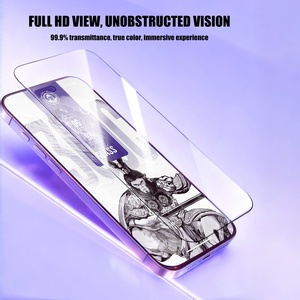 Protector de Pantalla de Vidrio Templado Curvo HD Clear de 300CC para <span class=keywords><strong>iPhone</strong></span> 17Pro/16Pro/15Pro/17 Pro Max/15 Pro Max - Product Image 3