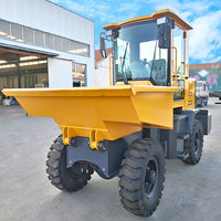Mini Dumper Mining 4 roues auto-chargement sur chantier Dumpers Chargeurs Béton Ciment Dumper Prix