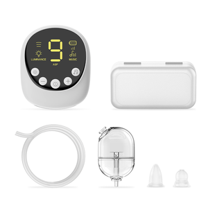 Aspirateur nasal électrique portable pour bébé avec logo personnalisable, ensemble de soins nasaux avec 9 niveaux d'aspiration et silicone souple - Product Image 2