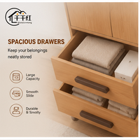 Armoire en bois pour chambre à coucher, armoire de rangement pour vêtements, armoire de grande capacité, meubles sur mesure, fournisseur en gros