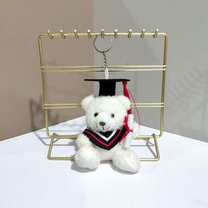 Portachiavi Orsacchiotto di Peluche per Laurea, Giocattolo Morbido, Mini Orsetto Carino, Portachiavi in Peluche, Orsacchiotti all'Ingrosso, Regalo di Laurea - Product Image 4