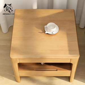 Fournisseur chinois, prix avantageux, table basse sur mesure en stock, prête à être expédiée, nouveau design, meubles de salon, table à thé en bois. - Product Image 2