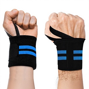 Bandes de poignet élastiques personnalisées de qualité supérieure pour la musculation, la gym et le fitness, en polyester et nylon, flexibles - Product Image 1