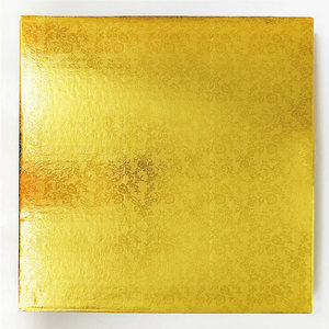 4/6/8/10/12/14 Zoll 13mm dickes rundes Quadrat <span class=keywords><strong>Gold</strong></span> Silber Bodenplatte Kuchen Trommel Dessert Backen Displays Tablett Papier Kuchen brett - Product Image 6