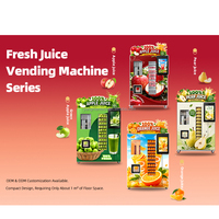Distributeur automatique de jus de pomme frais à 100 %, en libre-service 24h/24, avec paiement par carte, pièces, billets et QR