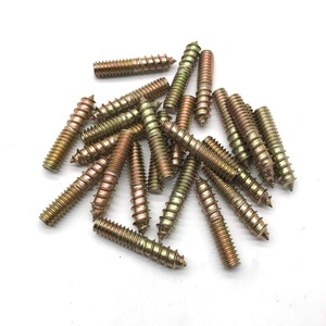 Vis à bois galvanisée en zinc jaune à <span class=keywords><strong>double</strong></span> tête pour fixation de meubles - Product Image 6