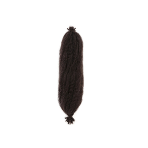 Afro Kinky Spring <span class=keywords><strong>Twist</strong></span> Marley kepang Kuba sintetis keriting <span class=keywords><strong>Crochet</strong></span> memutar rambut kepang pre-fluffed musim semi rambut Putar - Product Image 2
