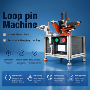 Machine automatique de pose de boucles pour étiquettes, en aluminium industriel durable, haute précision, pour jouets, vêtements, quincaillerie - Product Image 1