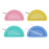 Moule à glace en silicone pastèque Machine à popsicle maison écologique Moule à crème glacée série fruits facile à utiliser