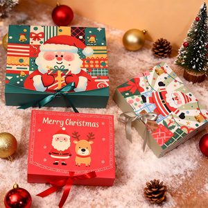 Giáng sinh Hộp Quà Tặng Cookie Kẹo sô cô la bánh ngọt mứt bánh tùy chỉnh giấy đóng gói hộp - Product Image 1