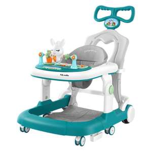 Trotteur musical pour bébé en forme de <span class=keywords><strong>lapin</strong></span>, anti-basculement, pour 6-18 mois, aide à l'apprentissage de la marche, peut être utilisé comme siège ou poussoir - Product Image 1