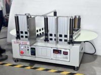 Machine de comptage d'étiquettes en rouleau Lingtie LTD-650A de qualité supérieure personnalisée avec contrôle de tension, guide de ruban et compteur, nouvelle fonction de codage jet d'encre