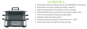 Olla de Cocción Inteligente con Control por Teléfono Móvil, <span class=keywords><strong>Recetas</strong></span> DIY de Consumidores, Pantalla de Tiempo y Temperatura, Multifunciones, para Cocción Sous Vide - Product Image 4