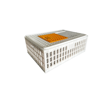 Cage de transport empilable en plastique maillé de type H pour volailles vivantes, panier à poulets et canards réutilisable, caisse de ferme portable pour volailles - Product Image 3