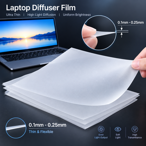 Film diffuseur LCD pour ordinateur portable 14 pouces 15,6 pouces 0,1 mm 0,125 mm 0,15 mm – Vente chaude directe usine, haute qualité, réparation de rétroéclairage à prix réduit - Product Image 1