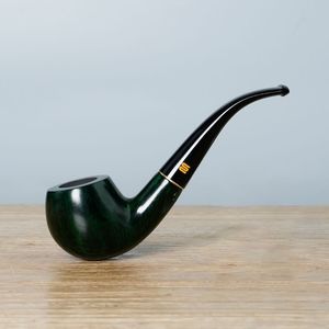 XIAOXIONG工場直送ポータブル再利用可能ブライアーウッド喫煙パイプアップルタバコパイプグリーンカラー高速配送OEM ODM - Product Image 1