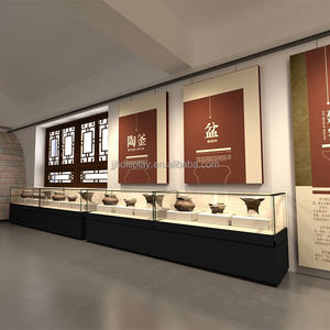 Vitrine personnalisée Vitrines de musée d'occasion en verre pour vitrine d'exposition Vitrines d'exposition Musée des sciences Présentoir d'<span class=keywords><strong>expositions</strong></span> - Product Image 3