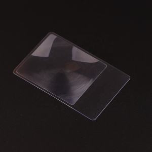 85X54mm 플라스틱 PVC 신용 카드 프레넬 렌즈 돋보기 - Product Image 1