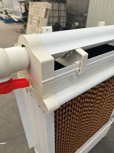 Panneau de refroidissement de haute qualité pour élevage avicole et serres, avec gouttière en <span class=keywords><strong>PVC</strong></span> et cadre en plastique - Product Image 2