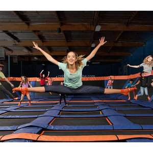 Parque <span class=keywords><strong>de</strong></span> trampolín interior con <span class=keywords><strong>Parkour</strong></span> y Foam Pit Childhood Education Playground Bloques <span class=keywords><strong>de</strong></span> espuma - Product Image 2