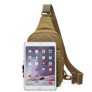 Bolsa de pecho cruzada portátil para tácticas al aire libre, cremallera de camuflaje de Color sólido, diseño impermeable para senderismo, <span class=keywords><strong>turismo</strong></span> de montaña, pesca - Product Image 2
