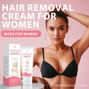 Productos Depilatorios Corporales al por Mayor, <span class=keywords><strong>Crema</strong></span> <span class=keywords><strong>Depilatoria</strong></span> Indolora para Zonas Íntimas, Axilas, Área del Bikini y Piernas, Suave para Mujeres - Product Image 2